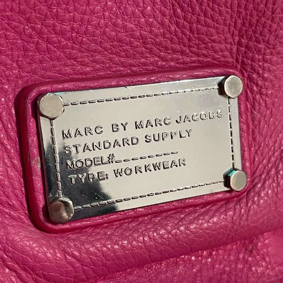 MARC JACOBS Early 2000s Vintage Pink Crossbody Bag Purse w Silver Hardware - Picture 2 of 16